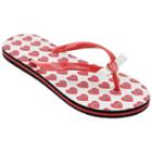 Women's Unlv Rebels Bow Flip-flops, Size: Xl, Red