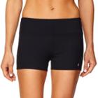 Women's Shape Active Tru Compression Workout Shorts, Size: Large, Black