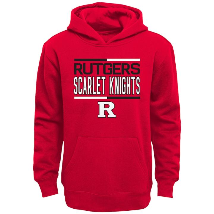 Boys 8-20 Rutgers Scarlet Knights Fleece Hoodie, Size: S 8, Red