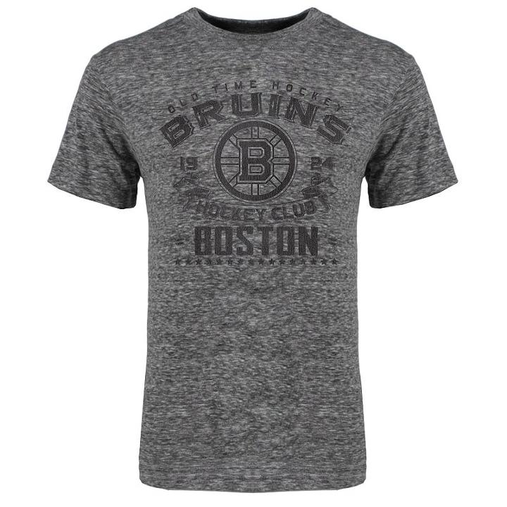 Men's Old Time Hockey Boston Bruins Granite Tee, Size: Small, Grey