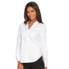 Women's Dana Buchman Poplin Shirt, Size: Xl, White