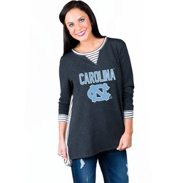 Women's Gameday Couture North Carolina Tar Heels Back-panel Tunic, Size: Xl/xxl, Drk Purple