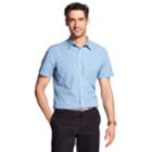 Men's Izod Cool Fx Breeze Classic-fit Textured Woven Casual Button-down Shirt, Size: Xl, Light Blue