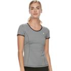 Women's Fila Sport&reg; Cross Back Short Sleeve Tee, Size: Small, Light Grey