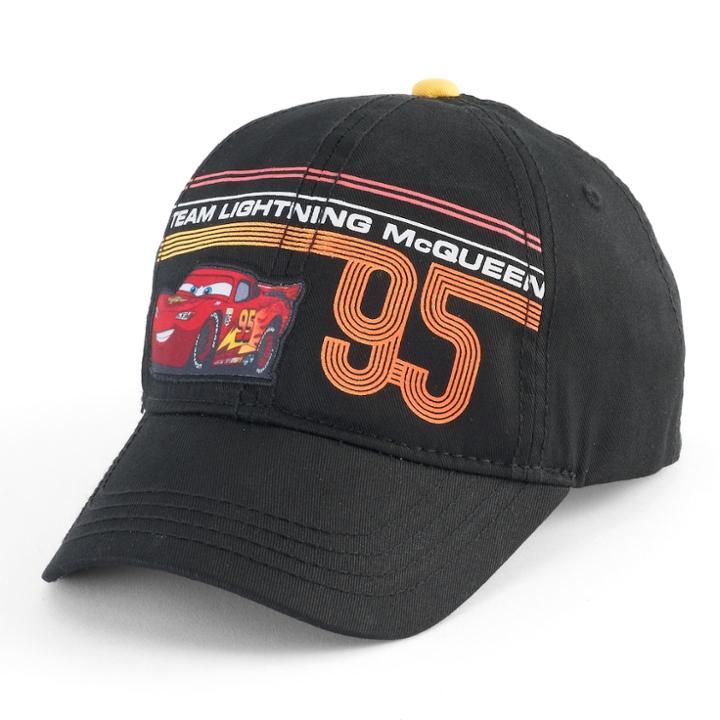 Boys Disney/pixar Cars Lightning Mcqueen Cap, Black