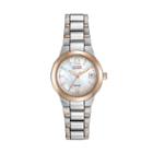 Citizen Eco-drive Women's Silhouette Two Tone Stainless Steel Watch - Ew1676-52d, Size: Small, Multicolor