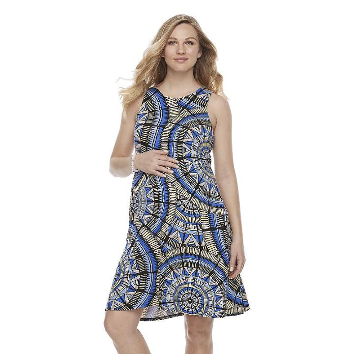 Maternity A:glow Swing Dress, Women's, Size: Xl-mat, Blue (navy)