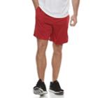 Men's Fila Focused Training Shorts, Size: Xxl, Dark Red
