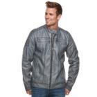 Men's Xray Slim-fit Moto Jacket, Size: Xl, Grey