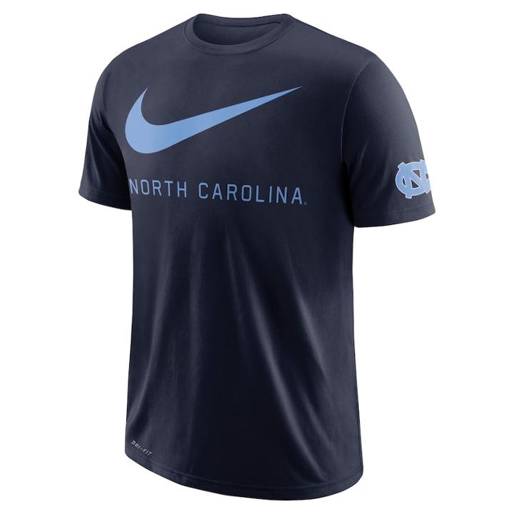 Men's Nike North Carolina Tar Heels Dna Tee, Size: Small, Blue (navy)