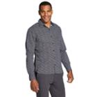 Men's Van Heusen Never Tuck Slim-fit Button-down Shirt, Size: Small, Black