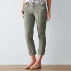 Women's Sonoma Goods For Life&trade; Comfort Waist Capris, Size: 10, Lt Green