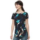 Women's Apt. 9&reg; Essential High-low Tunic, Size: Large, Black