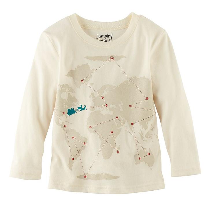 Boys 4-10 Jumping Beans&reg; Christmas Softest Graphic Tee, Size: 5, White Oth