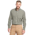 Men's Arrow Hamilton Classic-fit Poplin Button-down Shirt, Size: Xl, Green