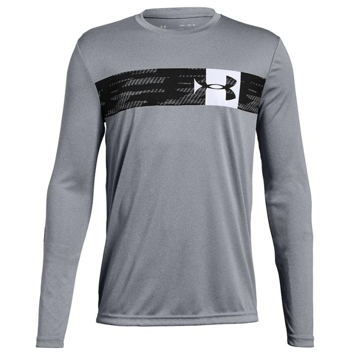 Boys 8-20 Under Armour Crossbar Tee, Size: Large, Med Grey
