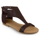 Journee Collection Bevin Women's Sandals, Girl's, Size: 8.5, Brown