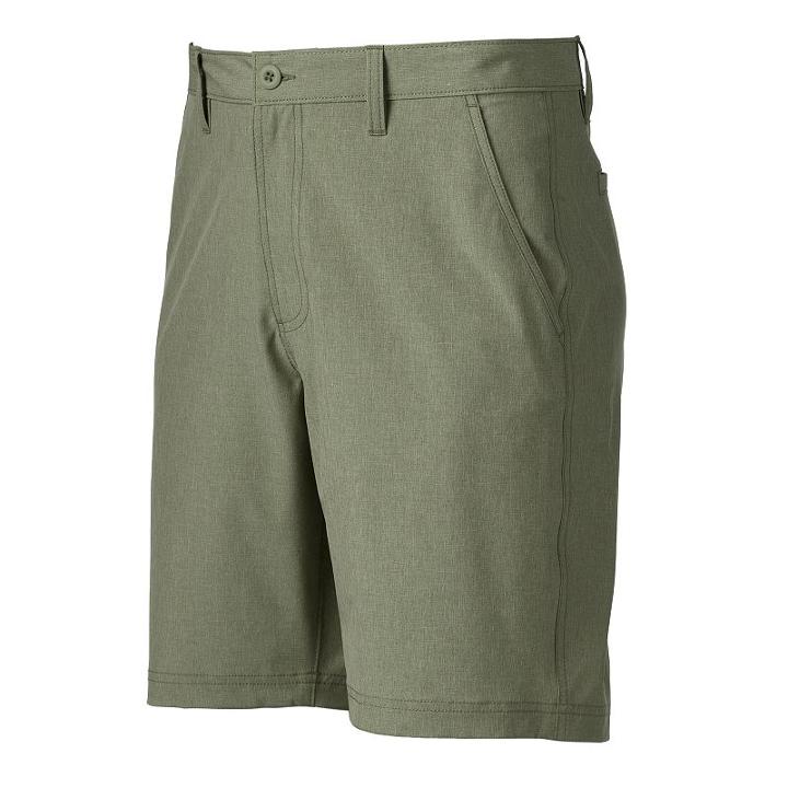 Men's Croft & Barrow&reg; Classic-fit Stretch Hybrid Shorts, Size: 40, Dark Green