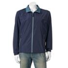 Men's Towne Hipster Classic-fit Packable Jacket, Size: Large, Blue (navy)