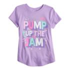 Girls 4-10 Jumping Beans&reg; Pump Up The Jam Graphic Tee, Size: 5, Lt Purple