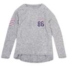 Plus Size Girls 7-16 Harper & Elliott Hatchi Raglan Graphic Tee, Size: L Plus, Light Grey