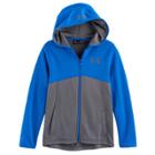 Boys 8-20 Under Armour Fleece Full-zip Hoodie, Size: Small, Silver