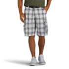 Men's Lee Wyoming Shorts, Size: 29, Gray Bristol Plaid