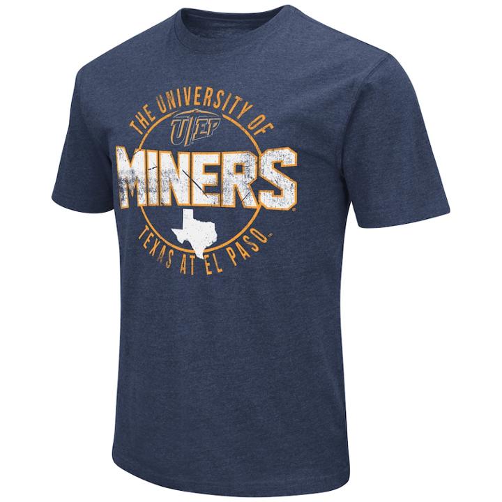 Men's Utep Miners Game Day Tee, Size: Medium, Med Blue
