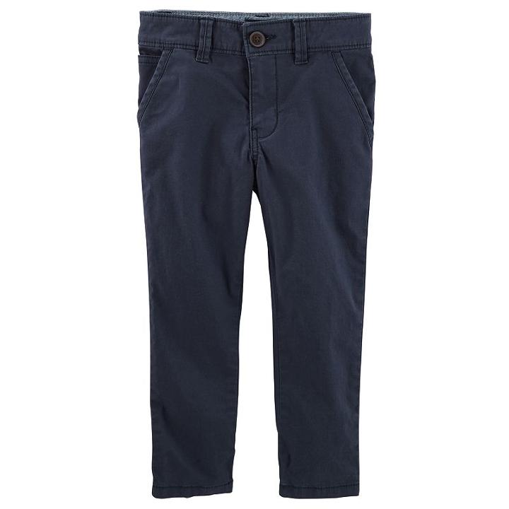 Boys 4-12 Oshkosh B'gosh Slim Chino Pants, Size: 5, Blue