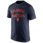 Men's Nike Syracuse Orange Local Verbiage Tee, Size: Medium, Blue (navy)