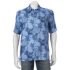 Men's Batik Bay Tropical Casual Button-down Shirt, Size: Xl, Brt Purple
