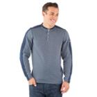 Men's Avalanche Classic-fit Henley, Size: Small, Dark Blue