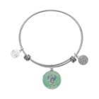 Love This Life Struggle Is Real Elephant Charm Bangle Bracelet, Women's, Silver