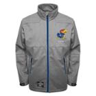 Men's Franchise Club Kansas Jayhawks Tech Fleece Softshell Jacket, Size: Medium, Grey