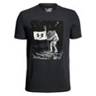 Boys 8-20 Under Armour On The Moon Graphic Tee, Size: Large, Black