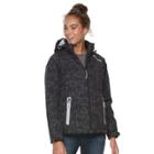 Women's Free Country Hooded Soft Shell Puffer Jacket, Size: Large, Oxford