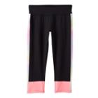 Girls Plus Size So&reg; Colorblock Yoga Capri Pants, Girl's, Size: 12 1/2, Brt Pink