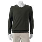 Big & Tall Croft & Barrow&reg; Classic-fit 12gg V-neck Sweater, Men's, Size: 3xb, Lt Green