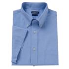Men's Croft & Barrow&reg; Button-down Collar Dress Shirt, Size: M 15.5-16, Blue (navy)