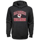 Boys 8-20 Wisconsin Badgers Promo Hoodie, Size: L 14-16, Grey (charcoal)