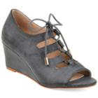 Journee Collection Kortlin Women's Wedges, Size: Medium (7), Grey