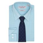 Men's Nick Graham Everywhere Modern-fit Dress Shirt And Tie Boxed Set, Size: L-32/33, Brt Blue