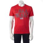 Men's Tek Gear&reg; Dry Tek Ball Beast Tee, Size: Xl, Red
