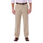 Men's Haggar Expandomatic Stretch Classic-fit Casual Pants, Size: 34x32, Beige