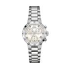 Bulova Women's Diamond Stainless Steel Chronograph Watch - 96r202, Silver