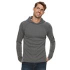 Men's Apt. 9&reg; Soft Touch Hoodie, Size: Small, Dark Grey