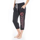 Women's Concepts Sport Cincinnati Reds Ringer Capri Pants, Size: Small, Black