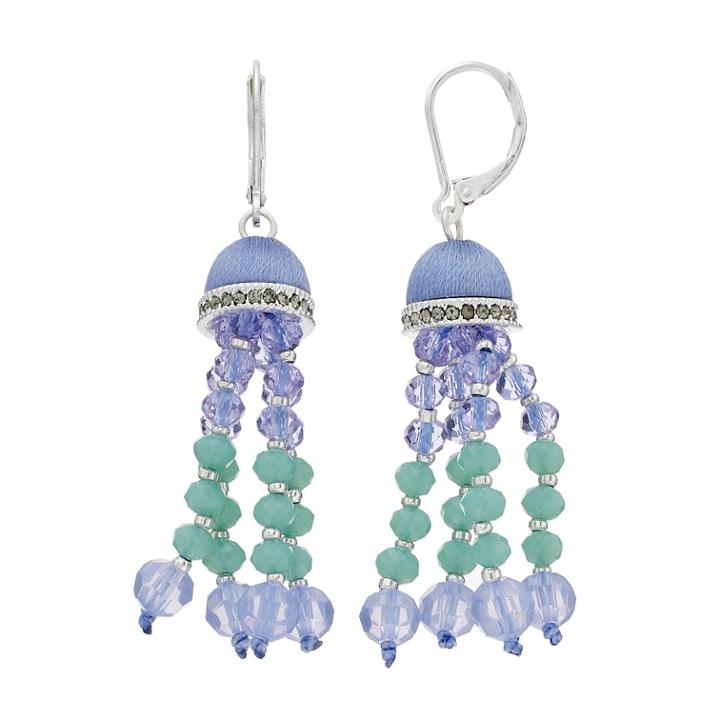 Napier Colorful Bead Chandelier Earrings, Women's, Multicolor