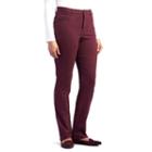 Petite Lee Monroe Classic Fit Straight-leg Jeans, Women's, Size: 6 Petite, Dark Red