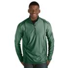 Men's Antigua Tempo Classic-fit Half-zip Pullover Sweater, Size: 3xl, Dark Green